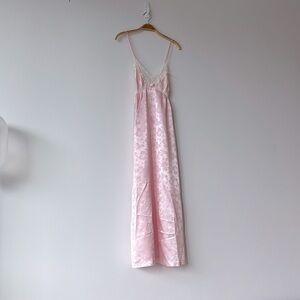 Dior Pink Lace Trim Chemise